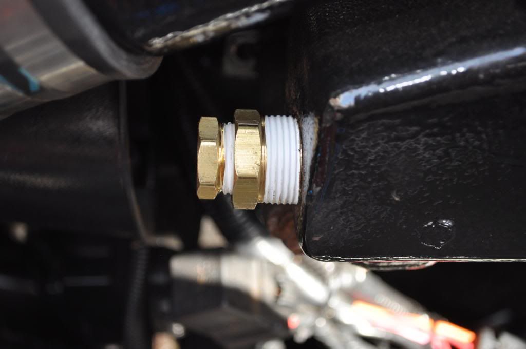 Stripped exhaust drain plug threads TeamTalk